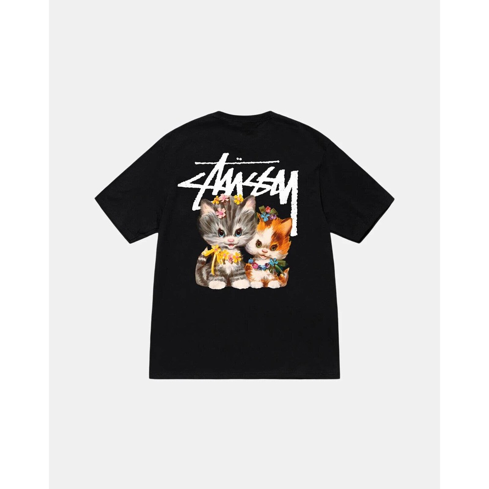 Stussy Kittens T-shirt - Black